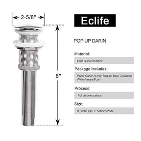 Eclife Clear Tempered Glass Sink