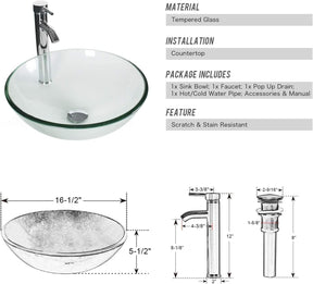 Eclife 14" Bathroom Vanity and Sink Combo Black Small Vanity Sink